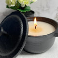 2 in 1 Black Cast Iron Dutch Oven Candle/Wax Warmer