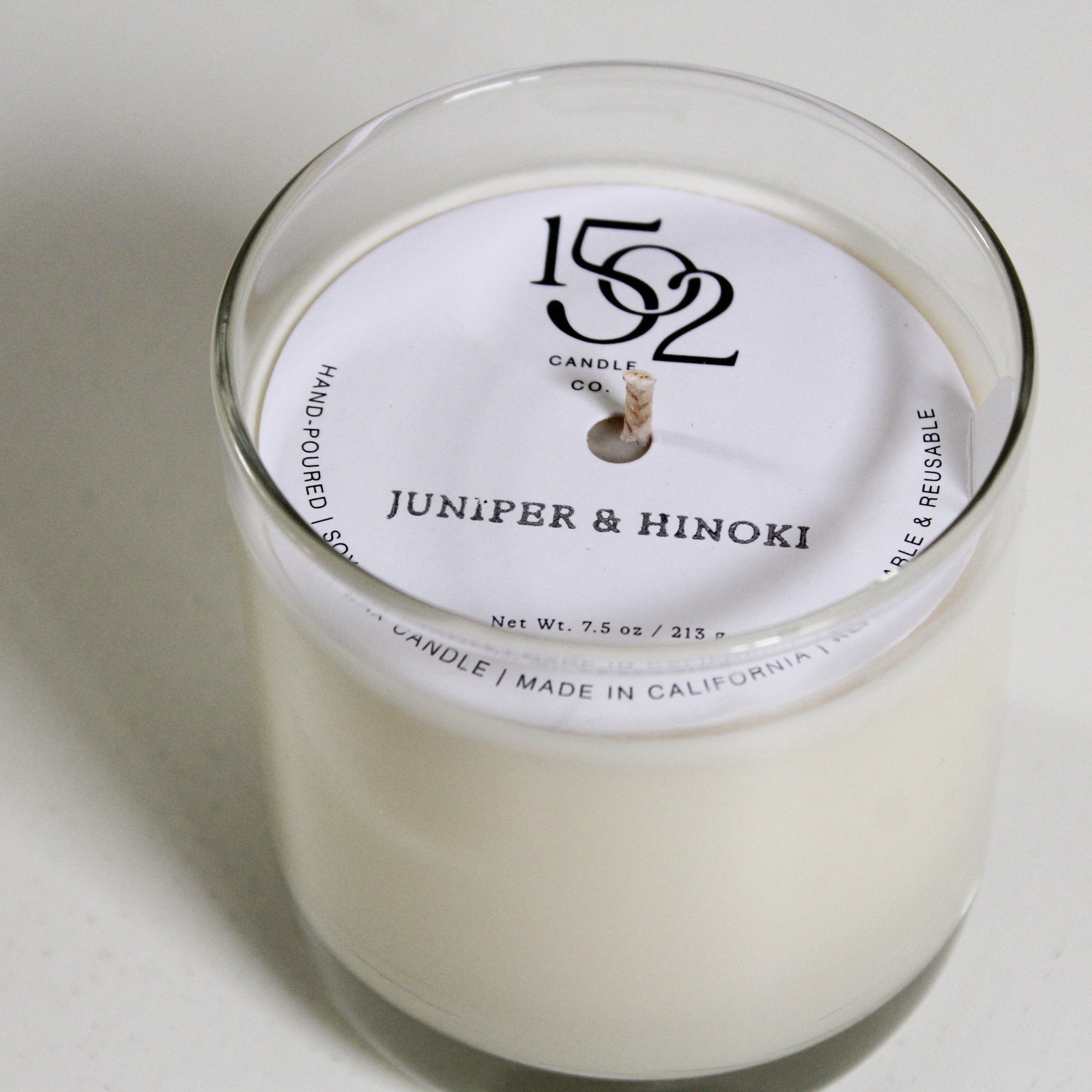 Juniper & Hinoki Tumbler Soy Wax Candle