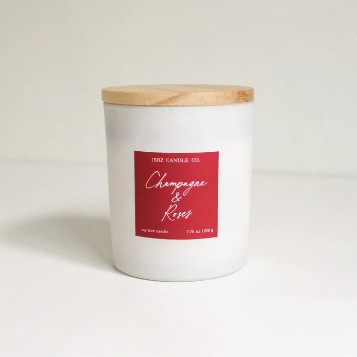 Champagne & Roses Soy Wax Candle
