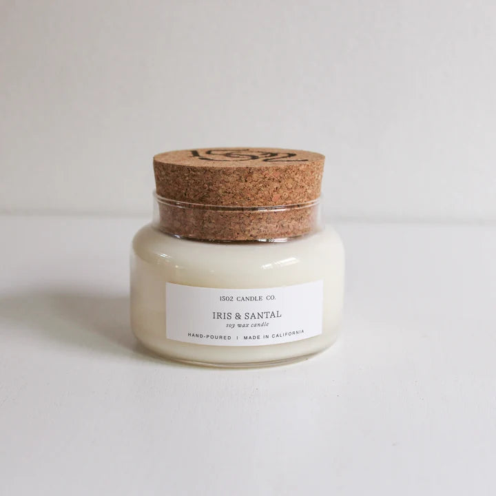 Iris & Santal Apothecary Jar Candle