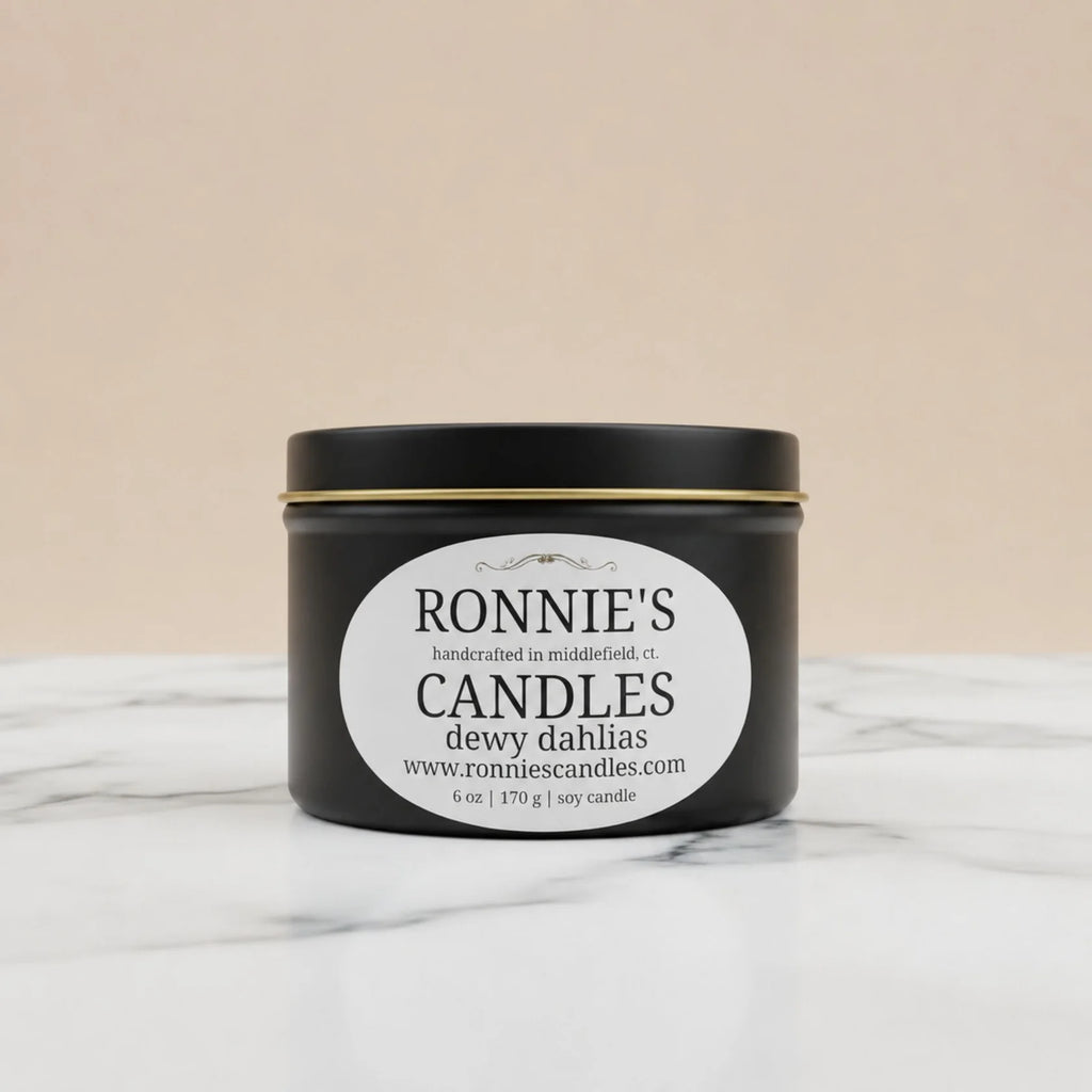Dewy Dahlias 100% Soy Candle