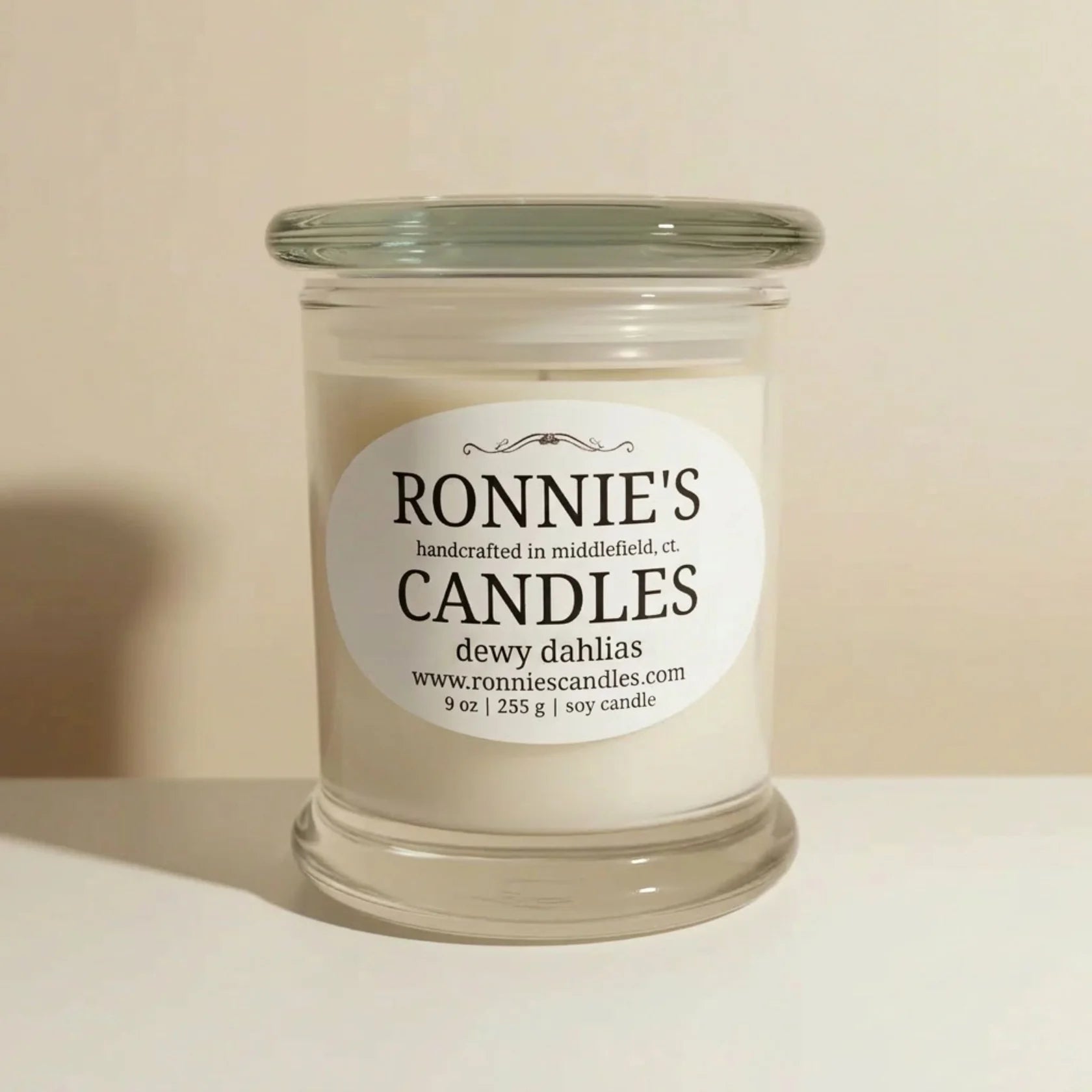 Dewy Dahlias 100% Soy Candle
