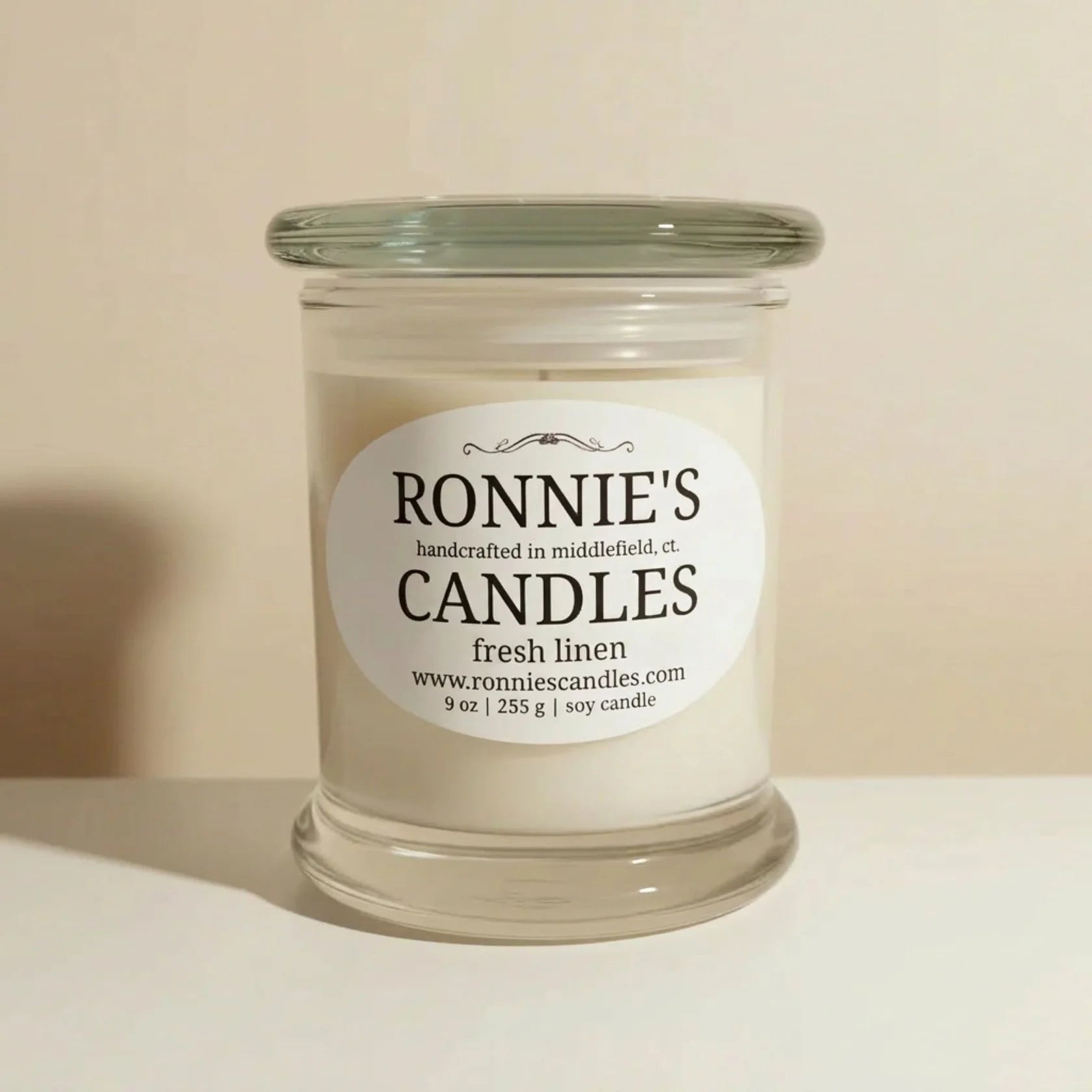 Fresh Linen 100% Soy Candle