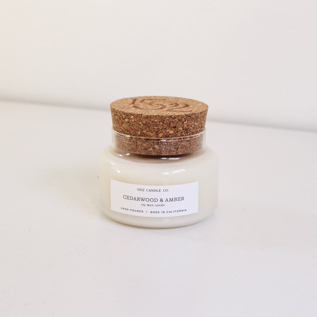 Cedarwood & Amber Apothecary Jar Candle