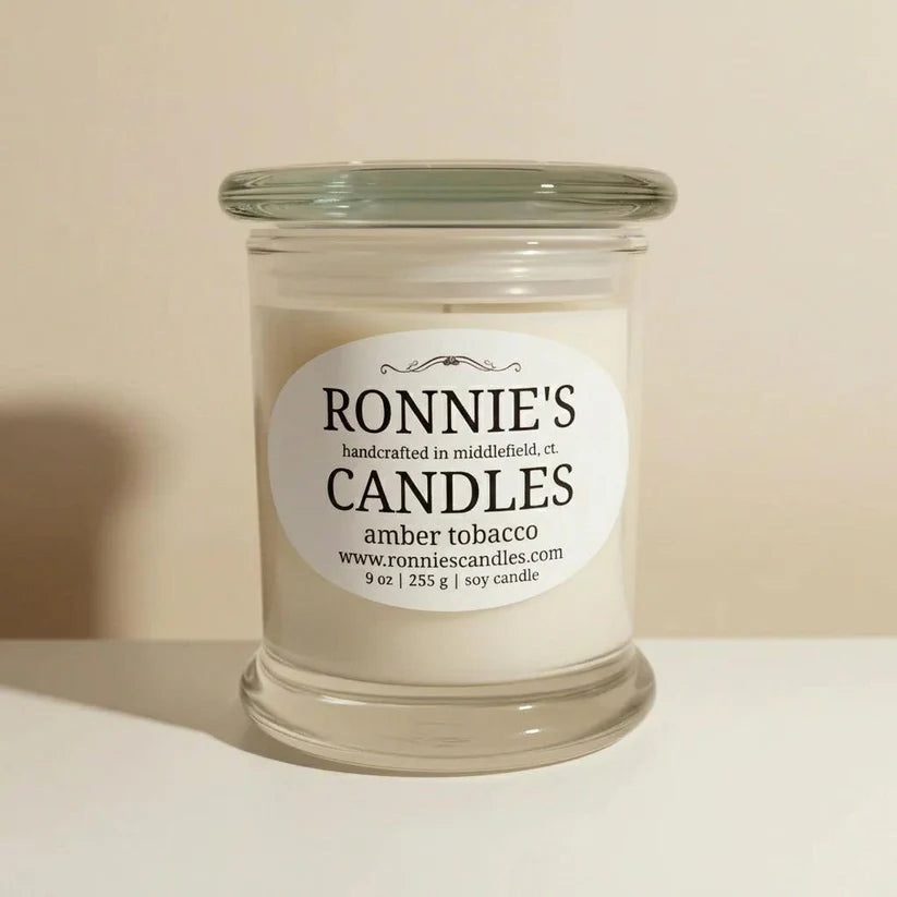 Amber Tobacco Soy Candle