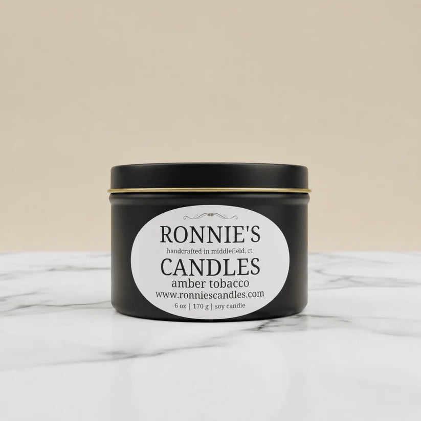 Amber Tobacco Soy Candle