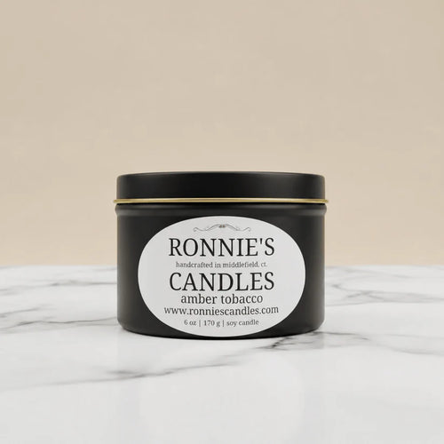 Amber Tobacco Soy Candle