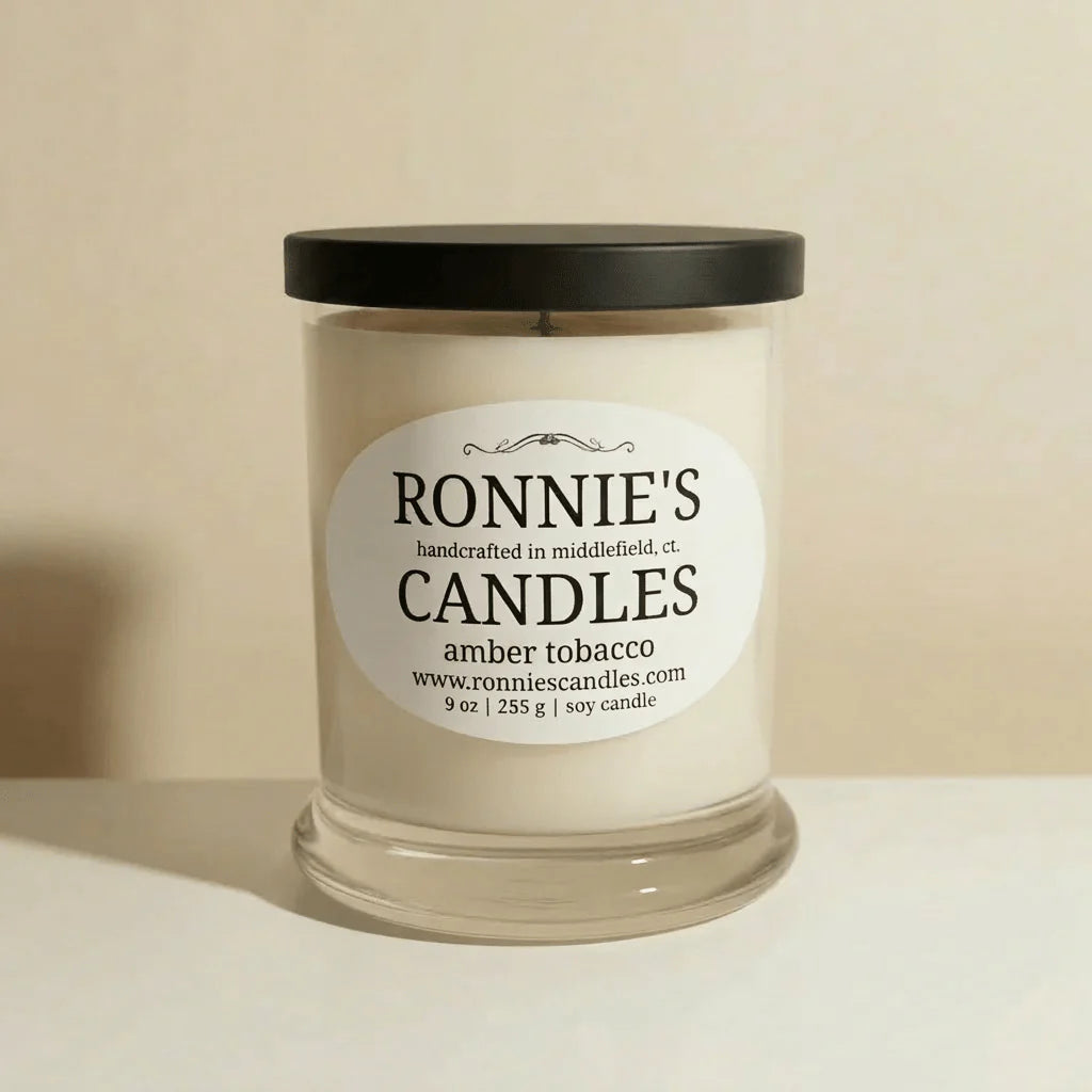 Amber Tobacco Soy Candle