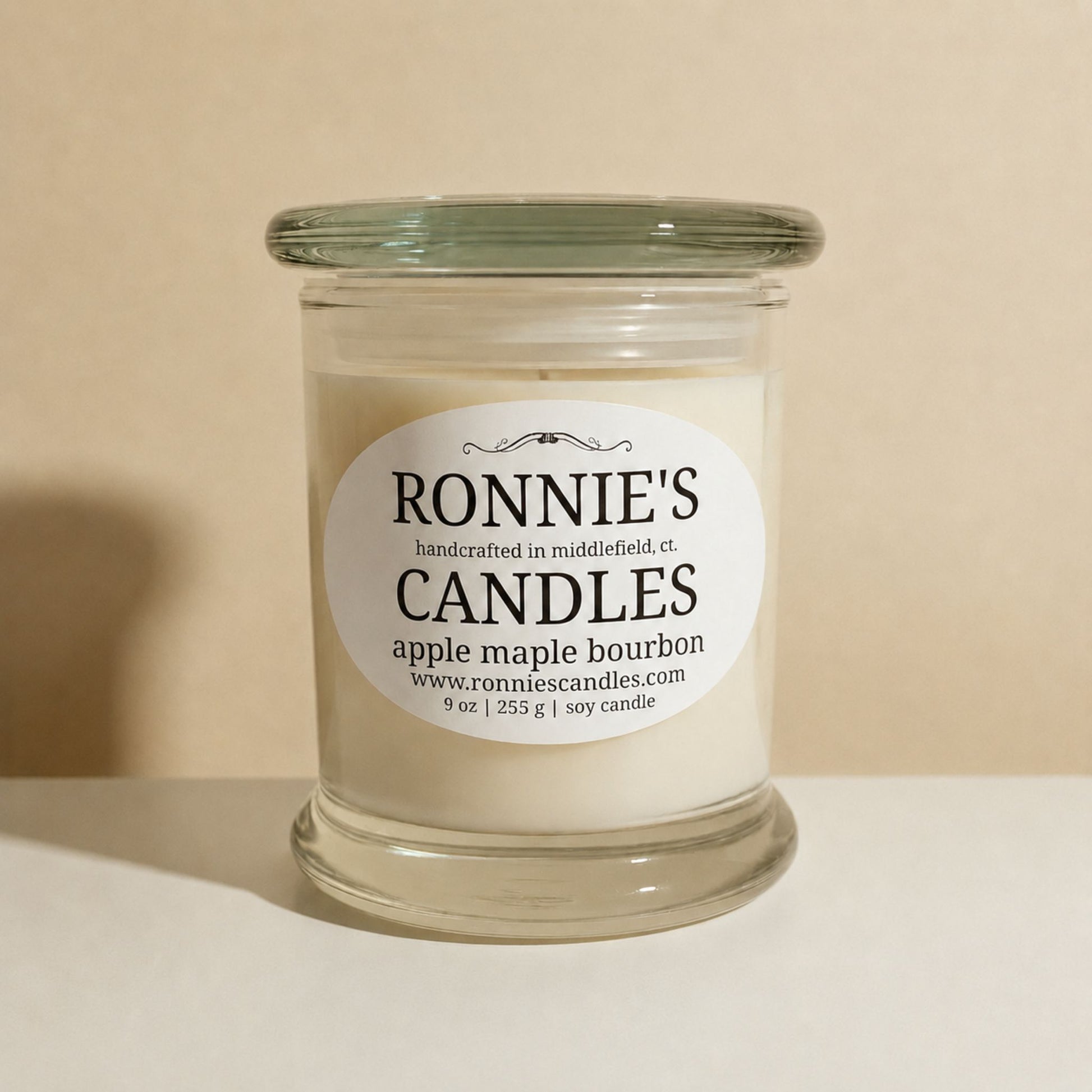 Apple Maple Bourbon 100% Soy Candle
