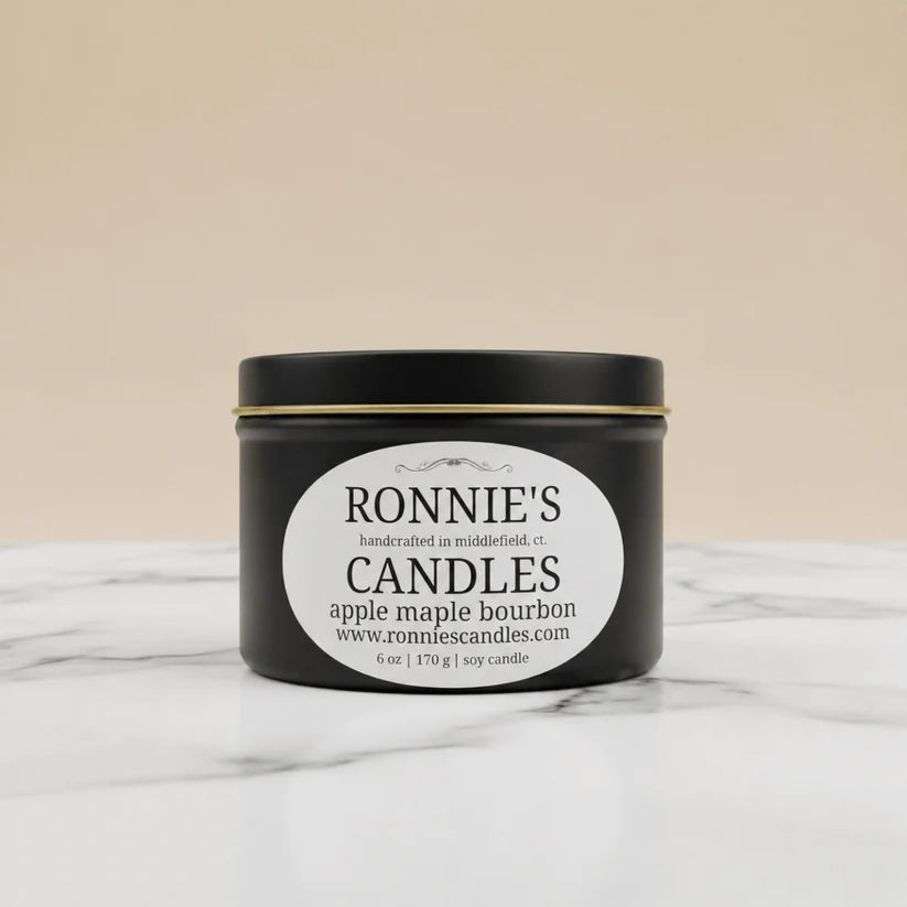 Apple Maple Bourbon 100% Soy Candle