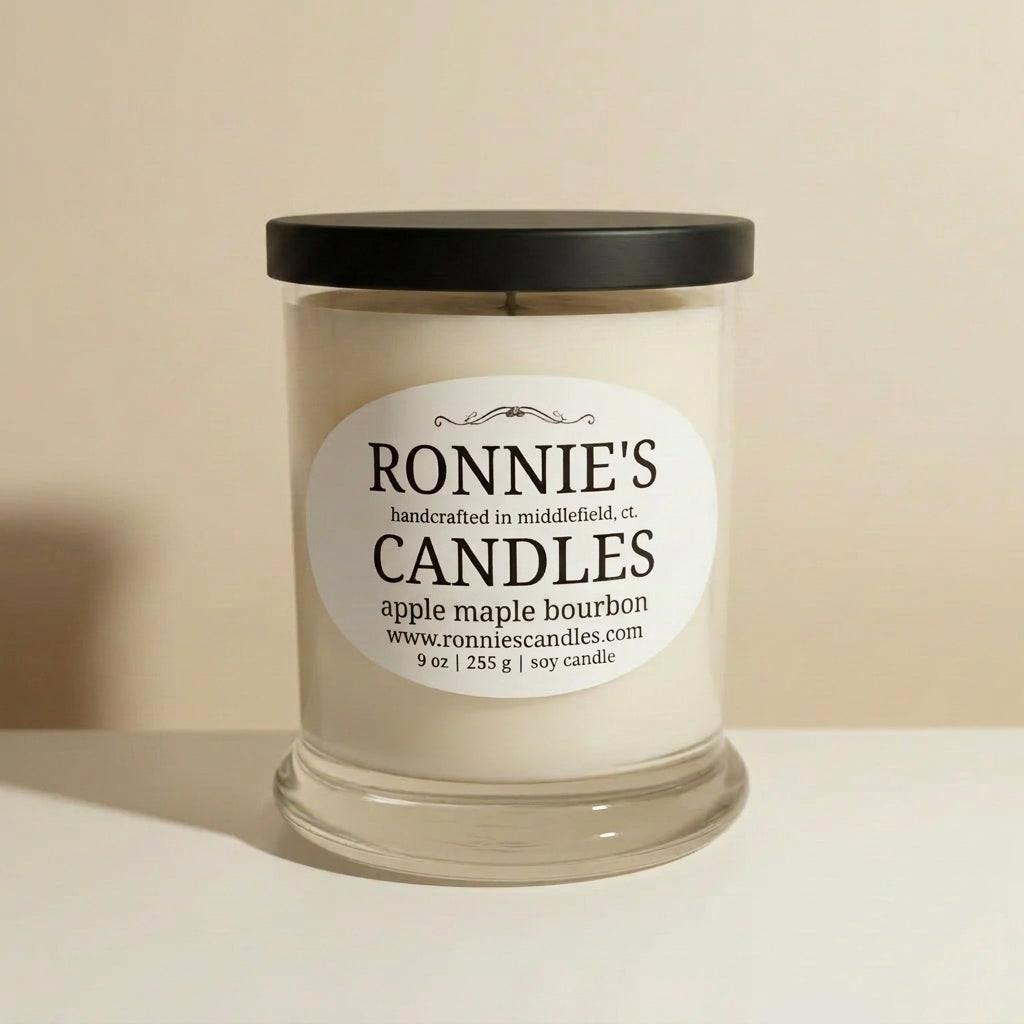 Apple Maple Bourbon 100% Soy Candle