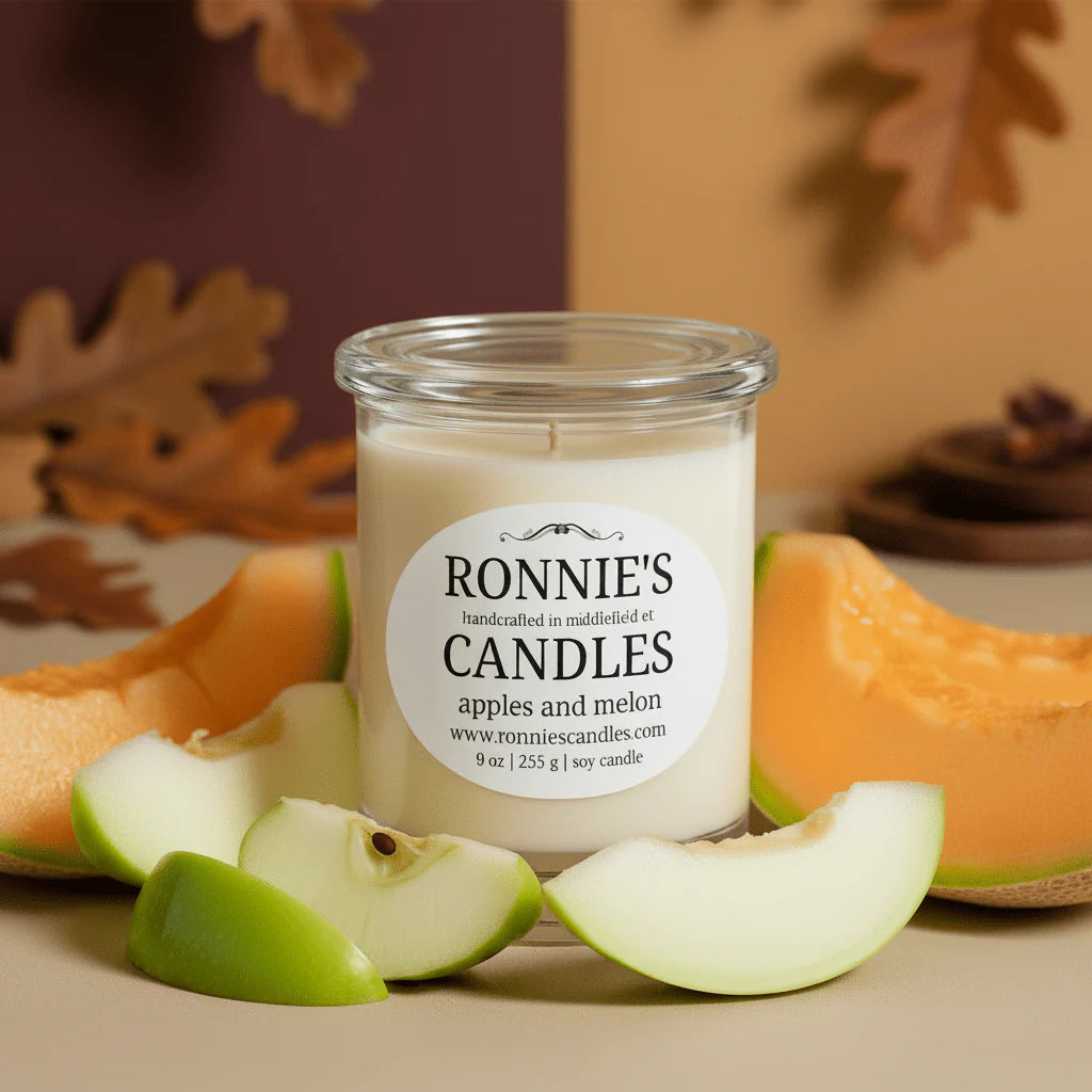 Apples and Melon 100% Soy Candle