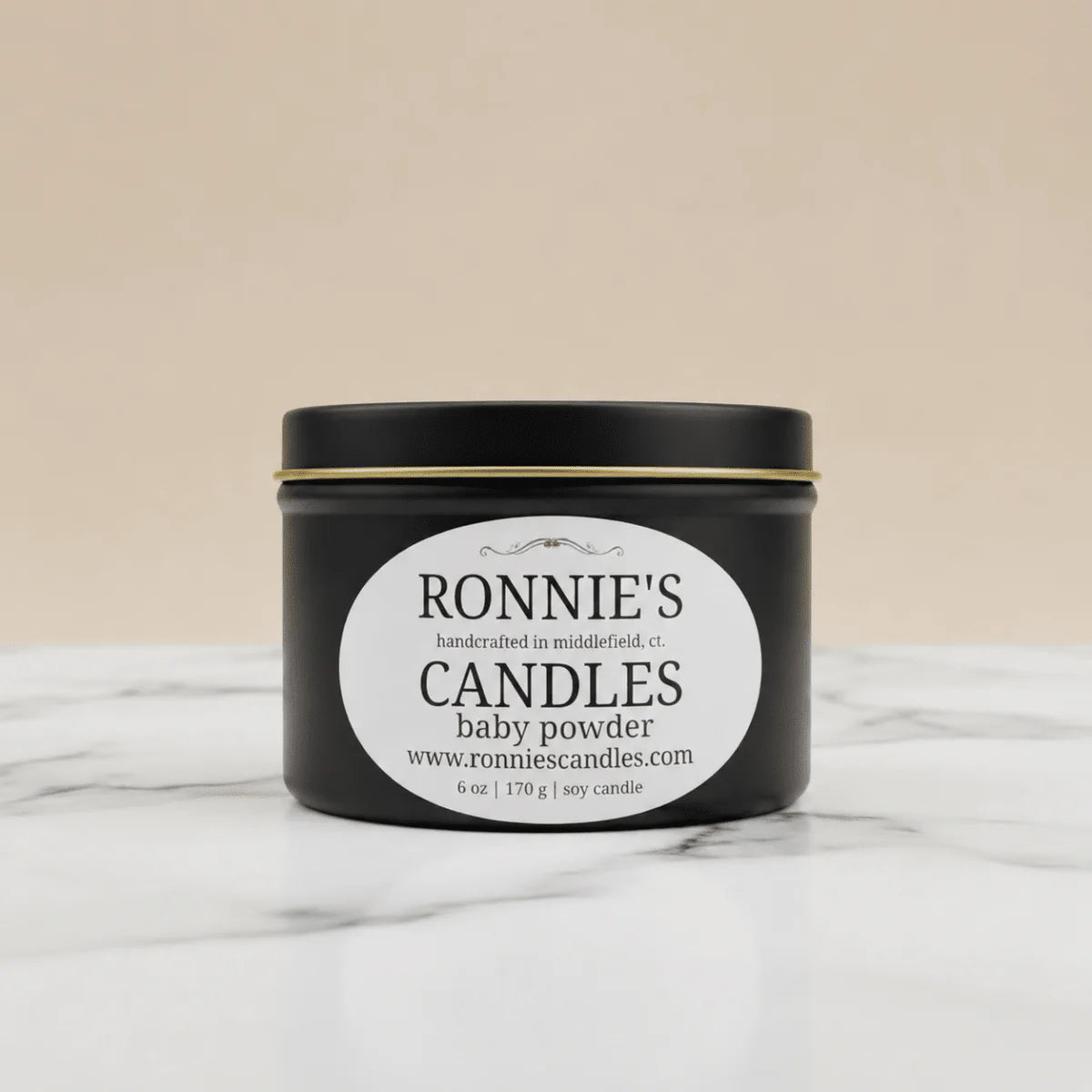 Baby Powder 100% Soy Wax Candle