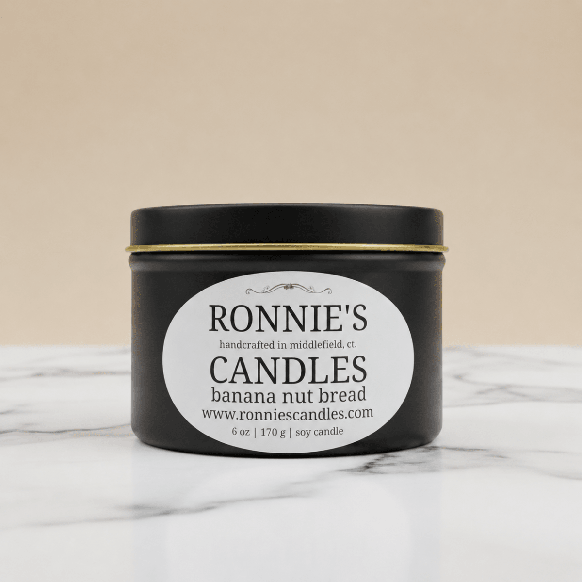 Banana Nut Bread 100% Soy Candle