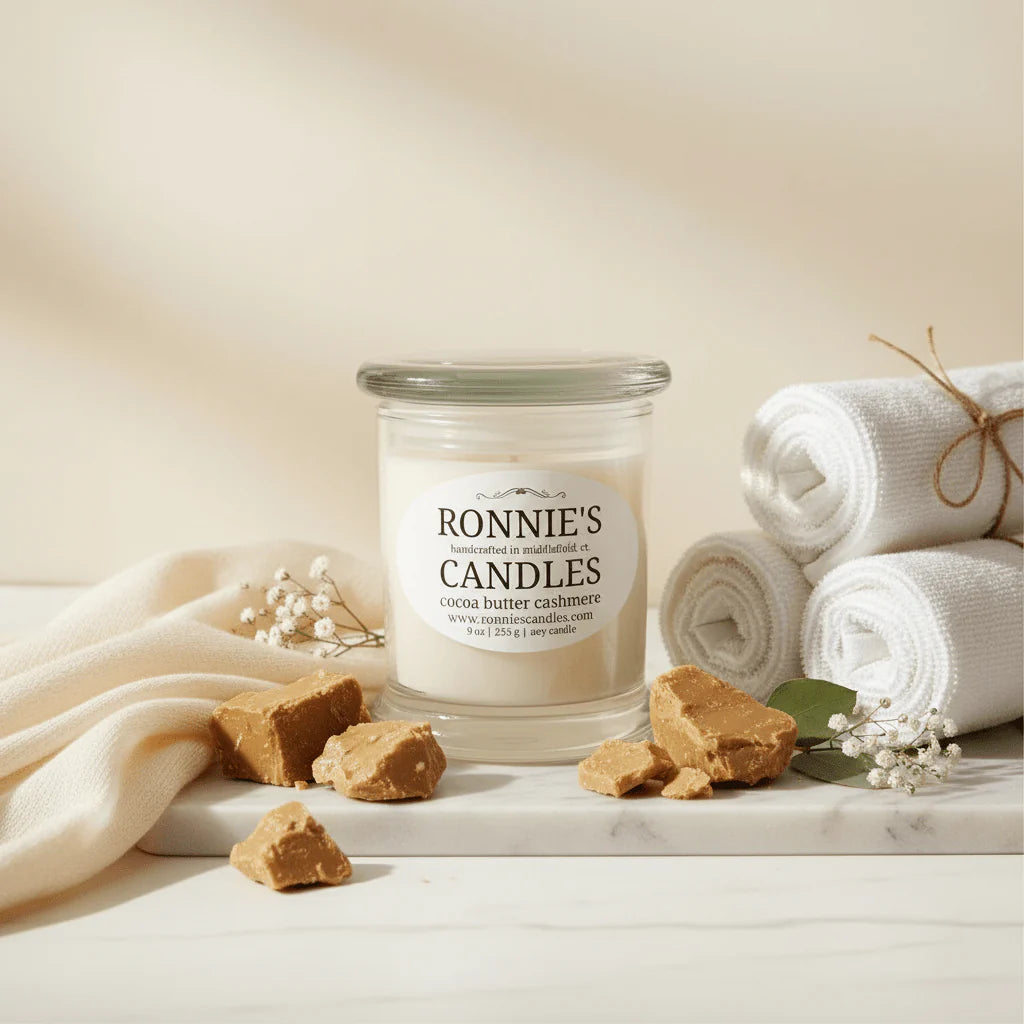 Cocoa Butter Cashmere 100% Soy Candle