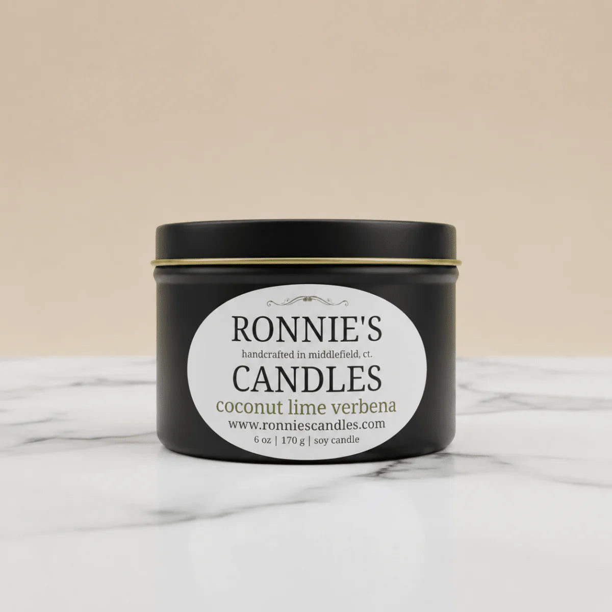 Coconut Lime Verbena 100% Soy Candle