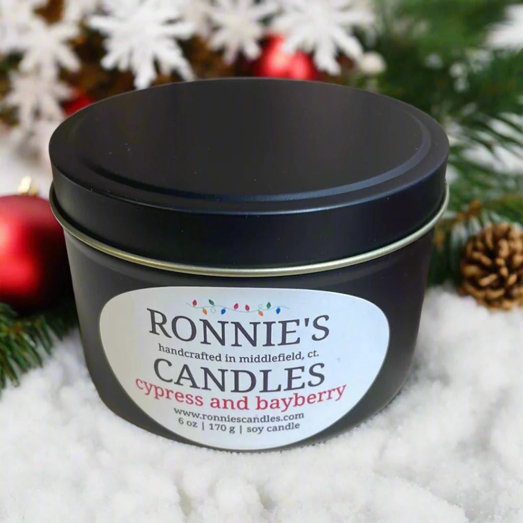 Cypress and Bayberry 100% Soy Candle