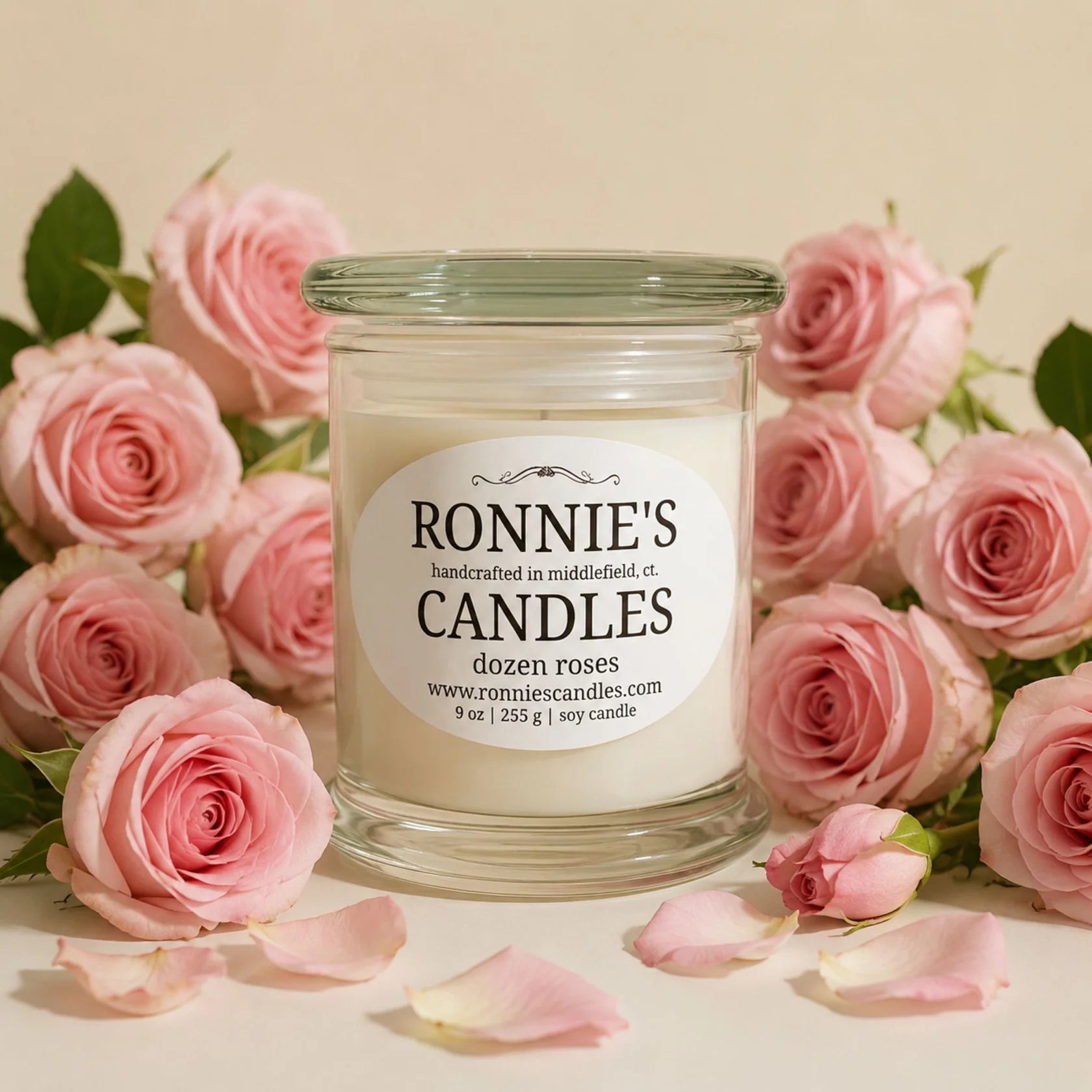 Dozen Roses 100% Soy Candle
