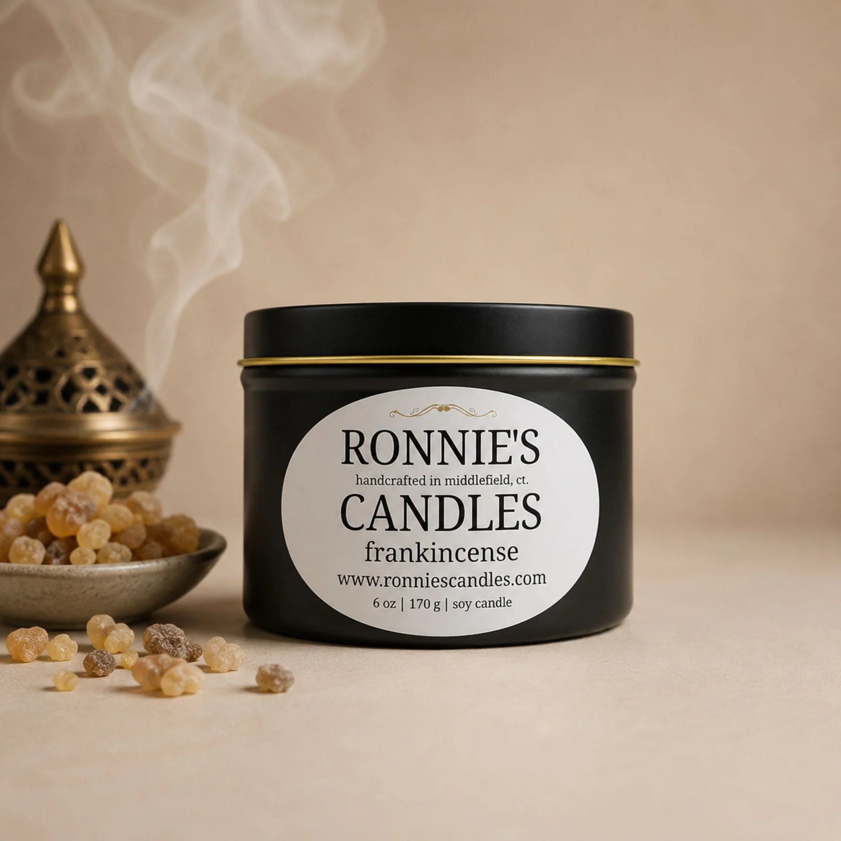 Frankincense and Myrrh 100% Soy Candle