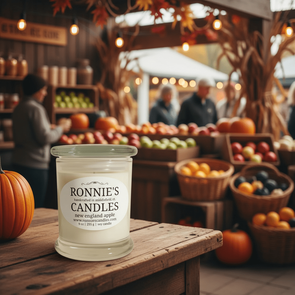 New England Apple 100% Soy Candle