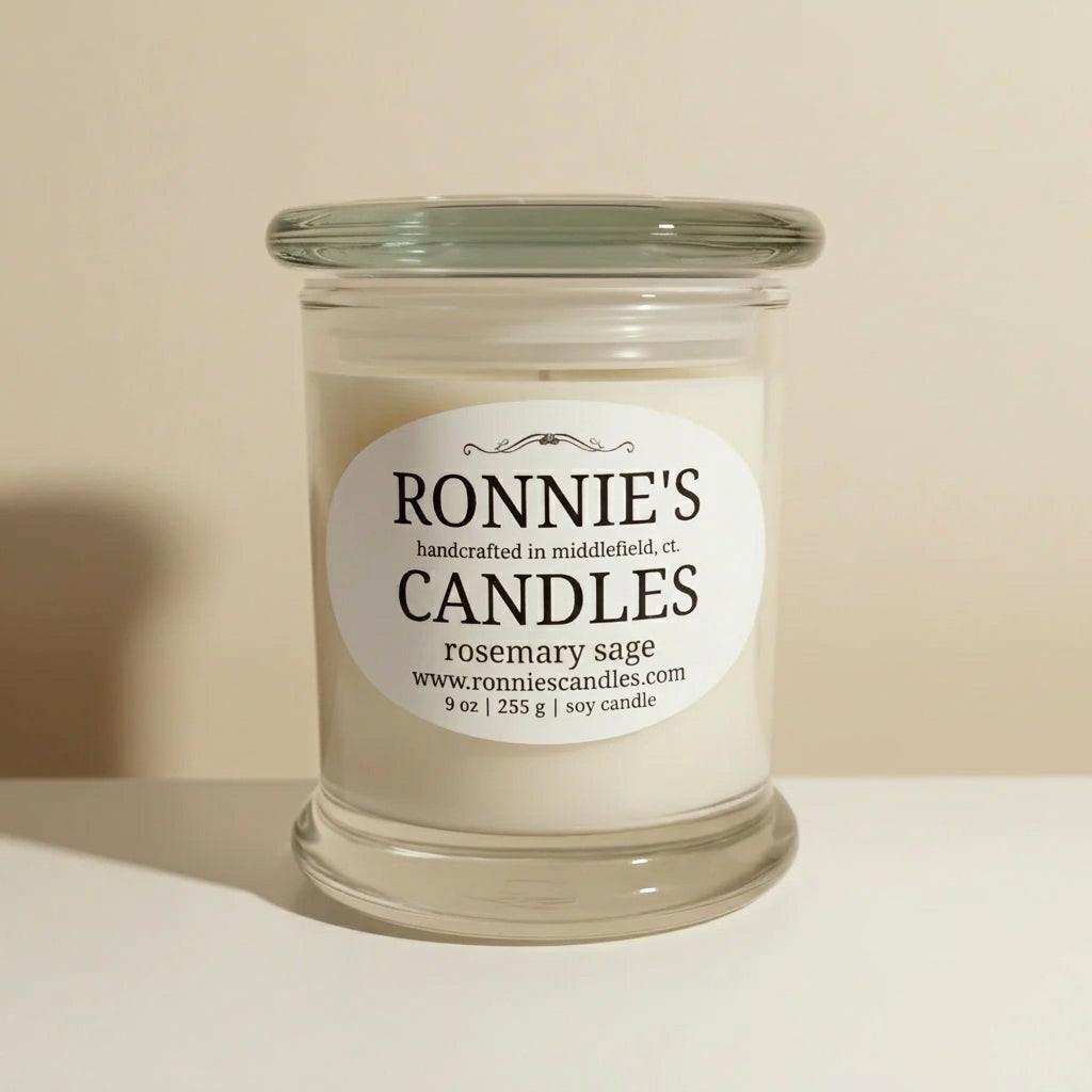 Rosemary Sage 100% Soy Candle