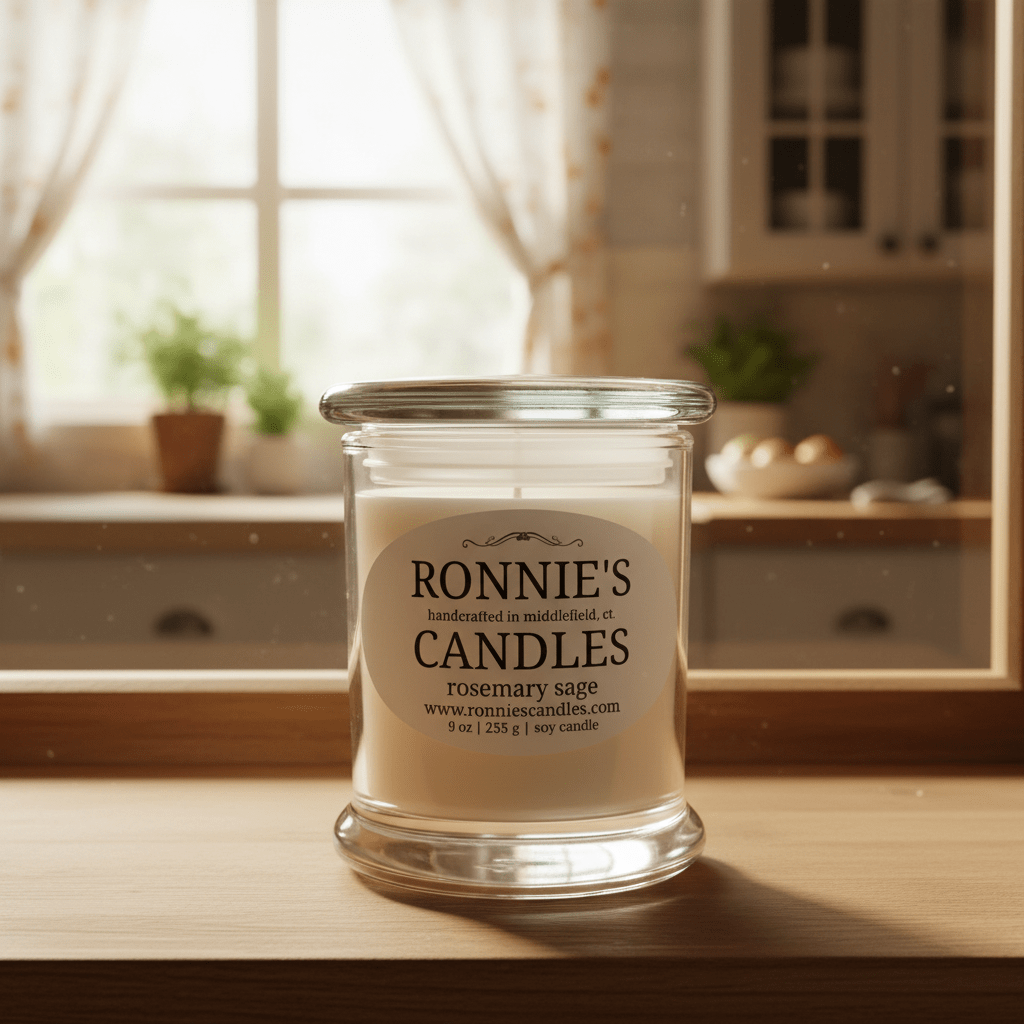 Rosemary Sage 100% Soy Candle