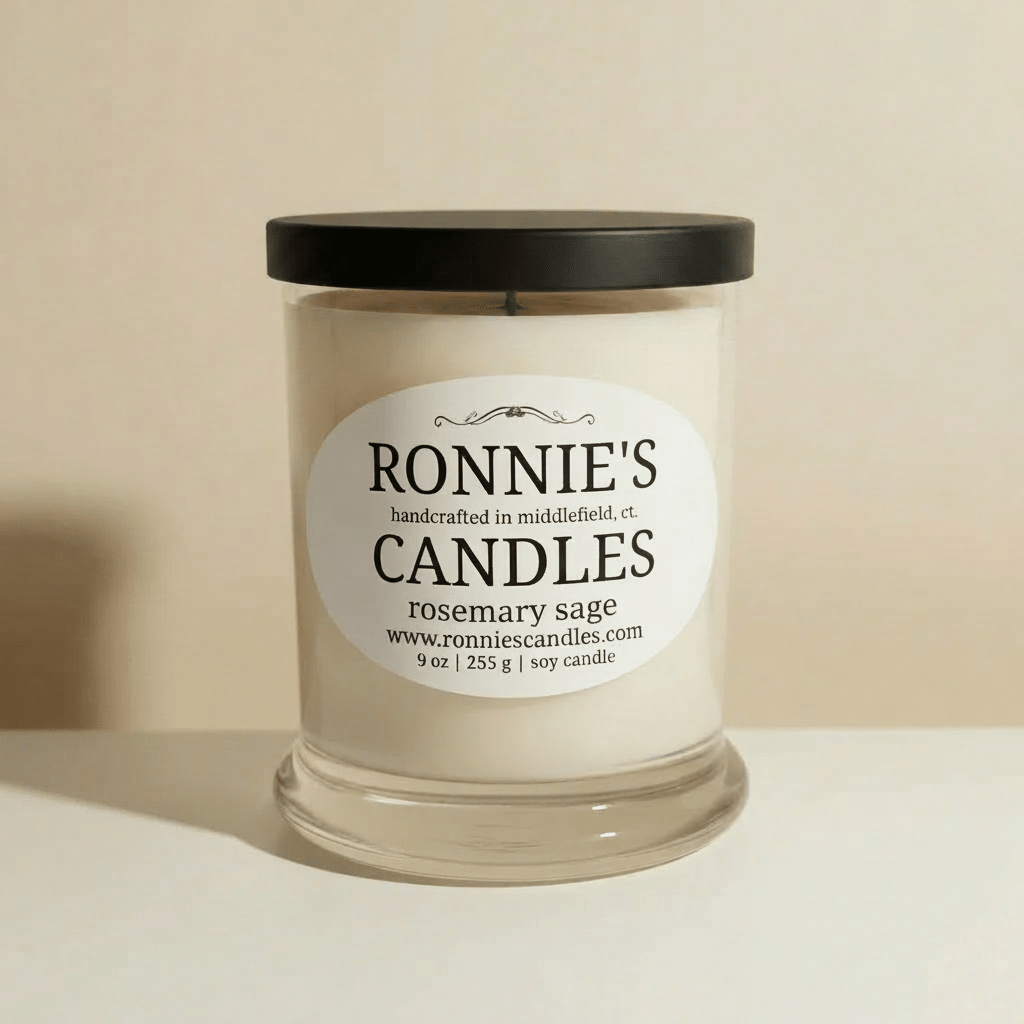 Rosemary Sage 100% Soy Candle